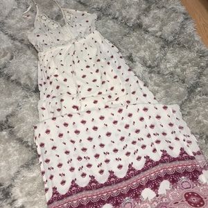 Maxi lower back dress